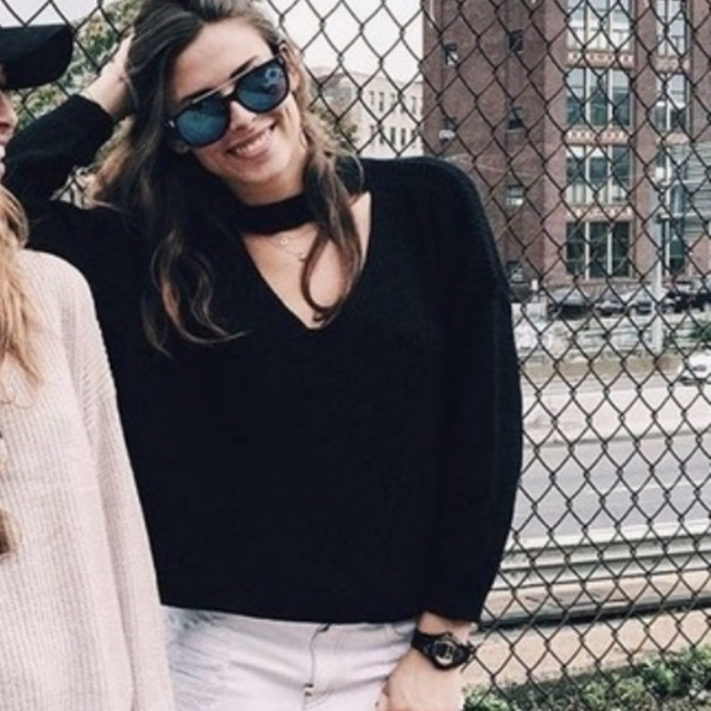LF Black Sweater